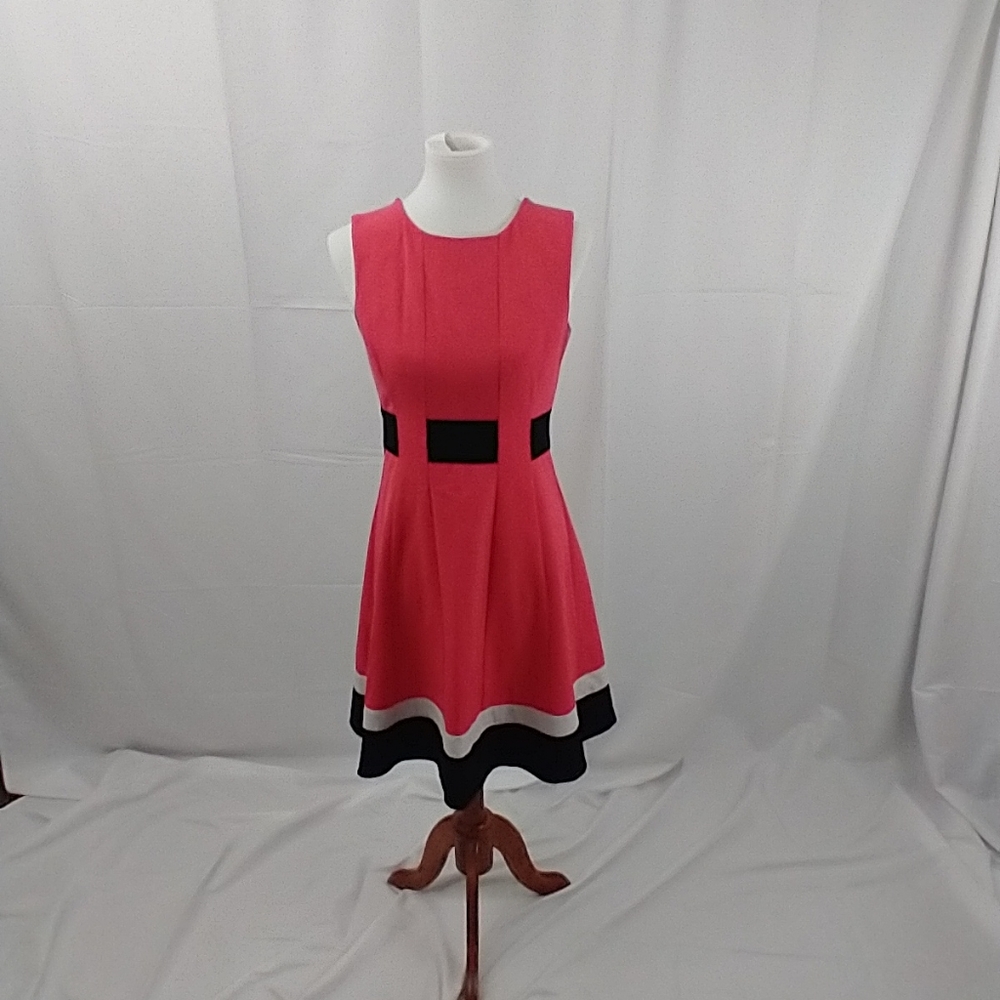 Pink and Black Business Dress Size 4